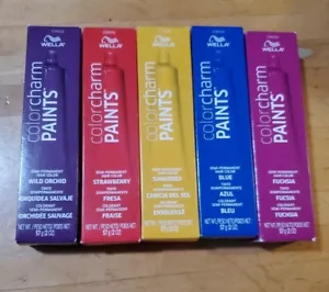 Wella Color Charm Paints Semi Permanent Hair color 5 Boxes - Picture 1 of 6