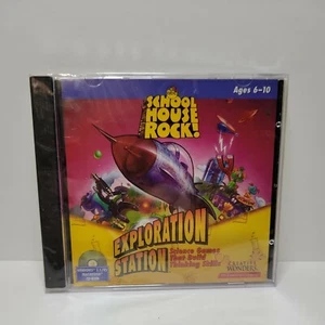 School House Rock: Exploration Station (CD-ROM, 1997) PC Windows Macintosh - Picture 1 of 3