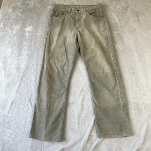Levi's Vintage Herren Distressed Baumwolle Cord Hose Salbeigrün Größe W30 L29 - Bild 1 von 21