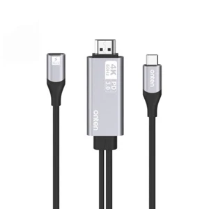 Type-C HDMI Adapter 4K 60Hz with PD3.0 Charging Compatible with 2022 MacBook Pro - Picture 1 of 6