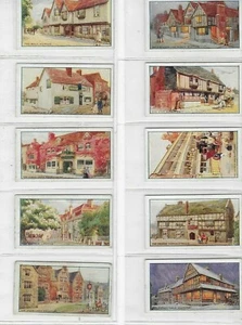 Old Inns - Richard Lloyd - 1924 - Complete Set 50/50 Cigarette Cards - Picture 1 of 10