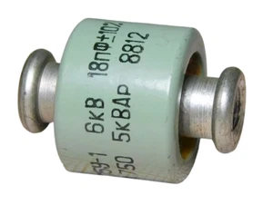 Ceramic transmitting capacitor 18pF 6kV 5kWar [0C7] - Zdjęcie 1 z 6