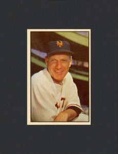 1953 Bowman Color Leo Durocher #55 - New York Giants - EX-MT