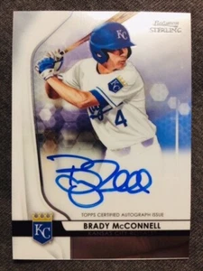Tarjeta autógrafa Bowman Sterling Brady McConnell Prospect 2020 - Imagen 1 de 2