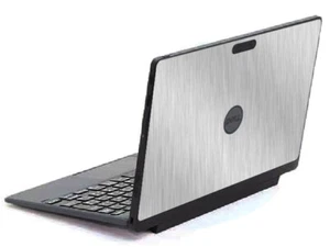 BRUSHED ALUMINUM Vinyl Lid Skin Cover fits Dell Venue 10 Pro 5055 Laptop - Picture 1 of 1