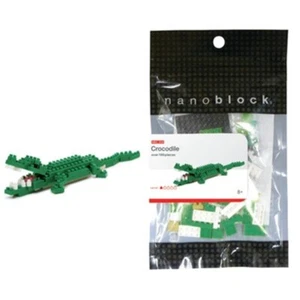 KAWADA NanoBlock NBC_058 NILE CROCODILE 100Pics (Free Ship) - Picture 1 of 1