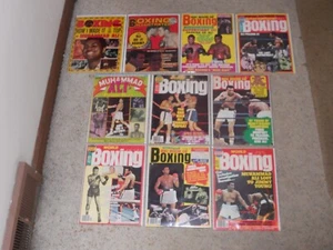 (10) 1975-76 Muhammed Ali Boxing Magazines Lot - Nice Shape!!! - Picture 1 of 3