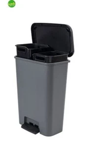 PATTUMIERA COMPATTA DUO KETER 23 LT ANTRACITE - Foto 1 di 1