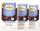 3 Twinings Of London Calm Balance Mood Adaptogens Fig & Vanilla Herbal Tea Bags