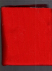 1 yard heavy weight ribbing red 100% nylon 33" wide - Picture 1 of 5
