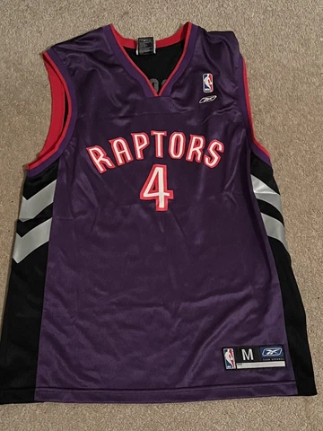 Throwback Chris Bosh Medium Toronto Raptors Reebok Jersey Cover