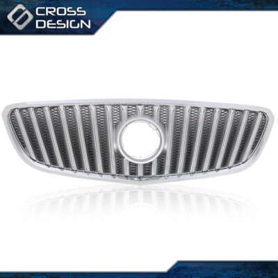 Подходит для 2010-2013 Buick Lacrosse передний верхний бампер решетка хромированная решетка серебристая - Изображение 1 из 4