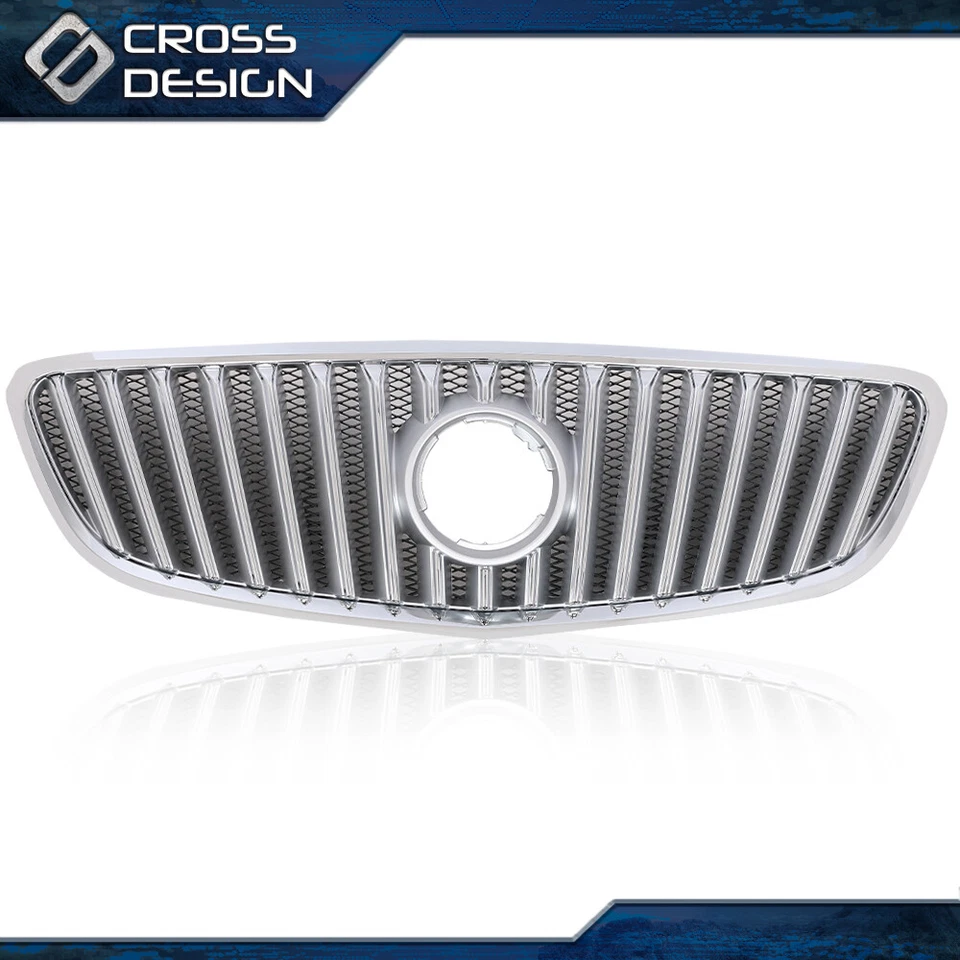 Parrilla de parachoques superior delantera plateada apta para Buick Lacrosse 2010-2013 Foto 1 de 4