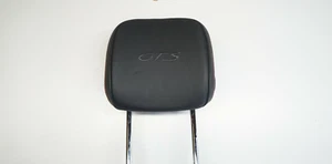 Porsche 95B Macan GTS Negro Carmín Cojín De Cabeza Asiento De Cuero 0706 - Imagen 1 de 7