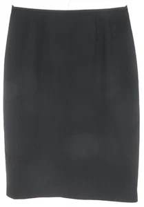 KASPER Womens 100% Polyester Career Straight Pencil Skirt Solid Lined Black 8 - Picture 1 of 11