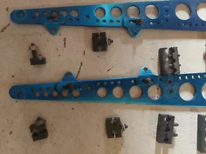 Spark Plug Wire Loom Blue Anodized Aluminum russells spectra moroso day 2 hotrod - Picture 1 of 3
