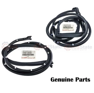 Genuine Toyota LandCruiser BJ73 BJ71 BJ70 RH LH Back Barn Door Weatherstrip Set - Picture 1 of 11