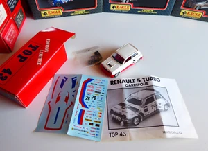 1/43 Solido Top 43 Kit Renault 5 Turbo Carrefour Nice Rallye Monte Carlo 1982 - Imagen 1 de 5
