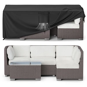 MR.COVER Patio Furniture Cover, Waterproof Outdoor Sectional Sofa Set Cover, ... - Picture 1 of 7
