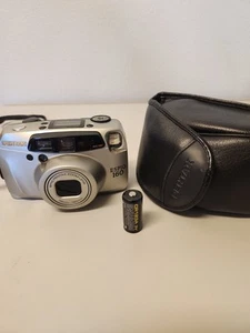 PENTAX ESPIO 160 35mm Film Point & Shoot Camera Zoom Lens + New Battery + Case - Picture 1 of 17