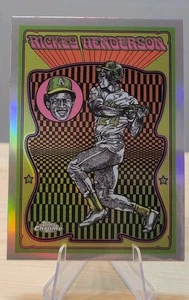 2025 Topps Chrome Rickey Henderson Ultra Violet UV-12 SP - Picture 1 of 2
