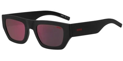 HUGO by Hugo Boss Men's Black Chunky Rectangle Sunglasses - HG1252S-0807-AO - Image 1 of 3