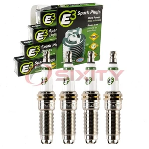 4 pc E3 Spark Plugs for 2010-2019 Chevrolet Equinox 2.0L 2.4L L4 Ignition uh - Picture 1 of 5