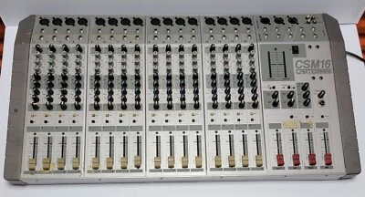 RARE Crate Pro Audio CSM16 16-Channel Mixer - Tested And Works - Image 1 of 4