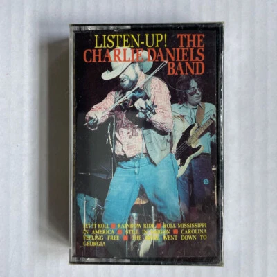 The Charlie Daniels Band Live Cassette Tape Sealed NEW Sealed, CBS Records 1990 - Image 1 of 3