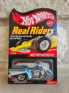 Hot Wheels Real Riders BOSS HOSS MOTORCYCLE 5 of 6 Series 8 1:64 - Picture 1 of 6