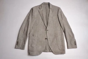 Mens LARDINI Wool Blend Silk Three Button Blazer Jacket size 50 R - Picture 1 of 9
