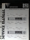 Kenwood Ka-52 B Ka-72 B Amplifier Service Manual Stereo Integrated Original