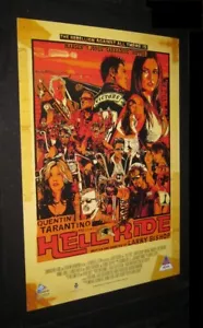Originale Sudafrica HELL RIDE laminato O/S Mega Raro LARRY BISHOP TARANTINO - Foto 1 di 2