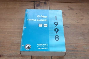 G-Van Book 4 Engine & Tans GMT98G64 1998 GM Shop Service Manual - Bild 1 von 7