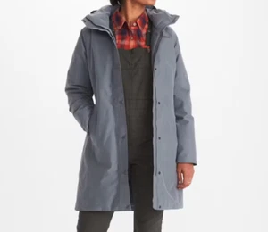 Marmot Chelsea Down Coat, Women's Size M - Steel Onyx NWT, 700 Fill Power Down - Picture 1 of 5