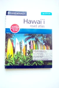Hawaii Road Atlas, Rand McNally, Detailed Street Maps, Best Surfing Beaches Etc. - Imagen 1 de 10