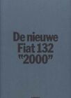 Catalogue Brochure Fiat 132 2000 1979 Belgique en flamand / vlaams