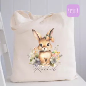 Bolso de Mano de Lona Bunny Bliss Personalizado - Imagen 1 de 14