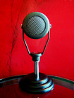 Vintage 1950's Turner U9S dynamic microphone w period Snyder stand Prop display