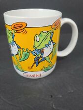 Zodiac Sign Gemini Coffee Mug Twin Frogs Explanation Of Two Sides Of Geminis