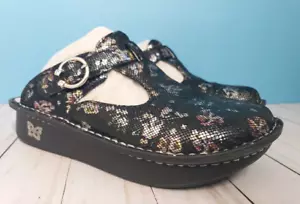 Alegria Women’s US Size 7.5 Butterfly Black Clogs ALG-7718X 38 Shoes - Picture 1 of 10