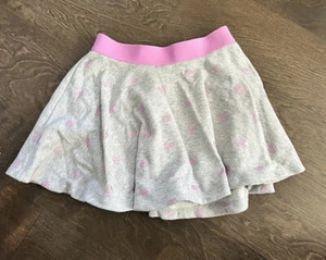Girls purple and gray French terry Gymboree swing skirt size 5/6 Princess Crowns - Picture 1 of 4