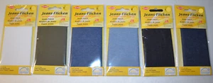 Jeans Aufbügel Flicken 17x15cm zum aufbügeln BW Jeansstoff Bügelflicken  - Bild 1 von 8
