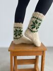 Woolen hiking socks handknitted
