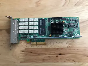Silicom PE2G4BPI35LA-SD Quad Port Copper 1GbE Ethernet PCI-E Bypass Adapter Card - Picture 1 of 4