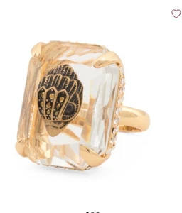 Anello da cocktail Kurt Geiger London in pietra di agal misura 9 - Foto 1 di 8