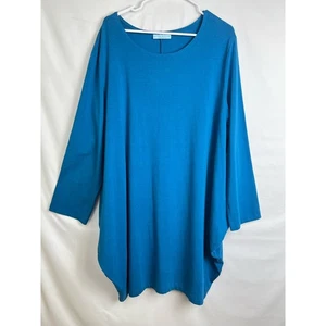 Abito donna Bryn Walker grande acqua manica lunga maglia scollo a scoop lunghezza ginocchio - Foto 1 di 8