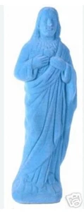 Catholic Sacred Heart of Jesus Statue Velvet Flocked Religious Gifts - Bild 1 von 1