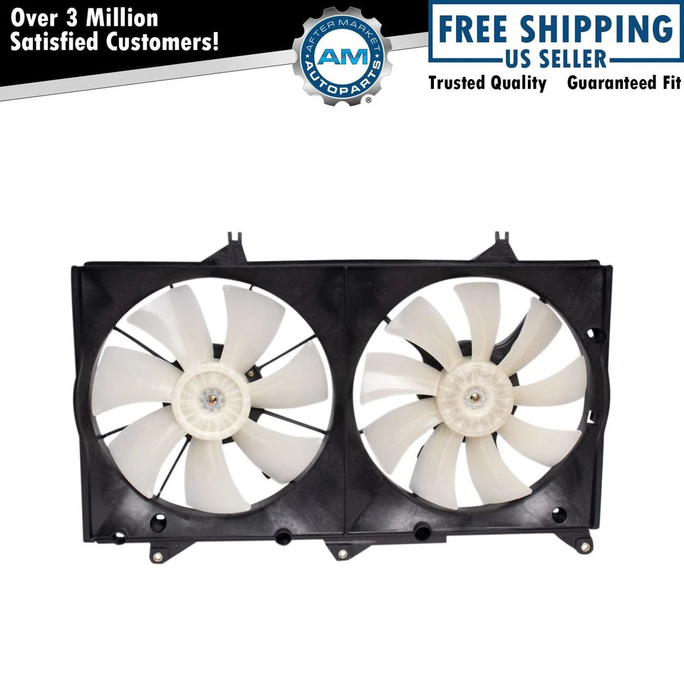 Conjunto de ventilador de refrigeración de radiador doble para Toyota Camry Solara Lexus ES330 Foto 1 de 4