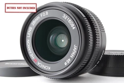 [Casi sin usar con estuche] Konica M-HEXANON 28 mm f2,8 para montaje Leica M KM de JP Foto 1 de 4